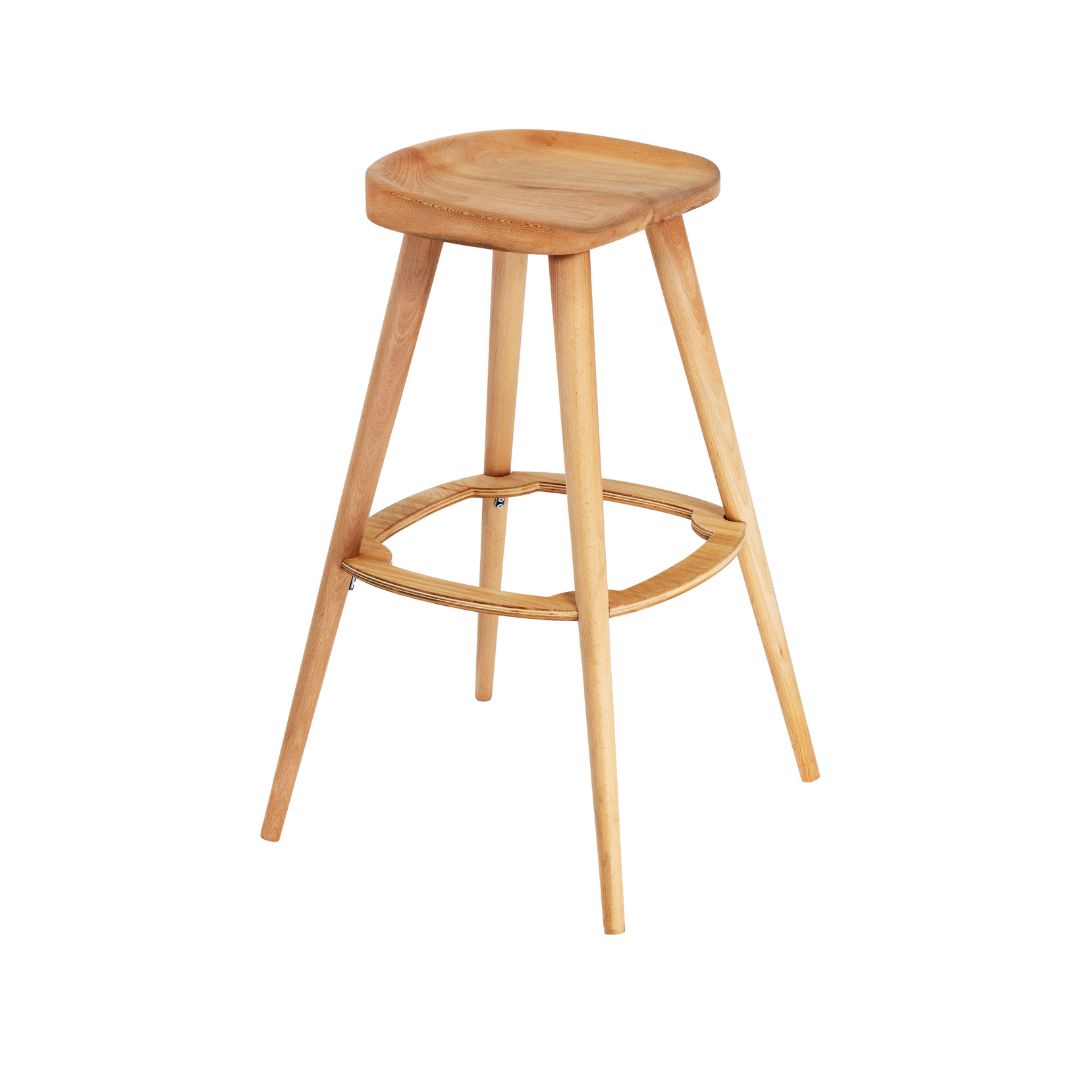 Thick Seat Wooden Stool