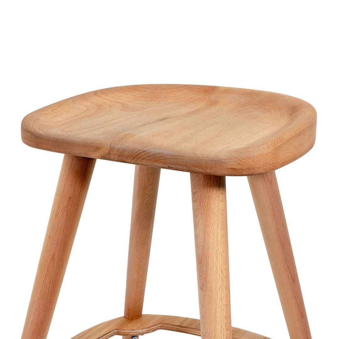 Thick Seat Wooden Stool